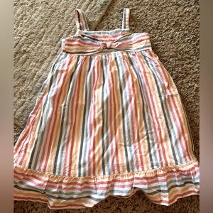 GAP Multicolor Striped Kids Casual Dress